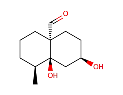 (+/-)-perhydro-7β,8aβ-dihydroxy-1β-methylnaphthalene-4aα-carbaldehyde