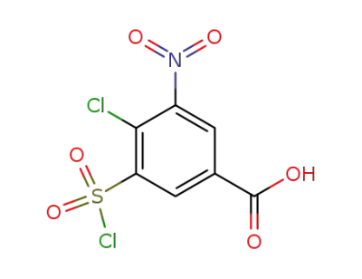 4-chloro-5-chlorosulphonyl-3-nitro-benzoic acid